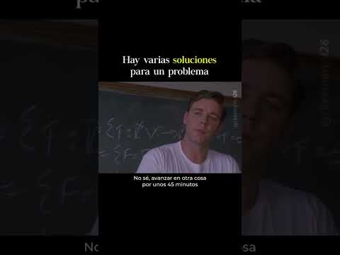 Hay varias soluciones a un problema