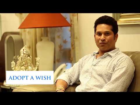 Sachin encourages wish kids