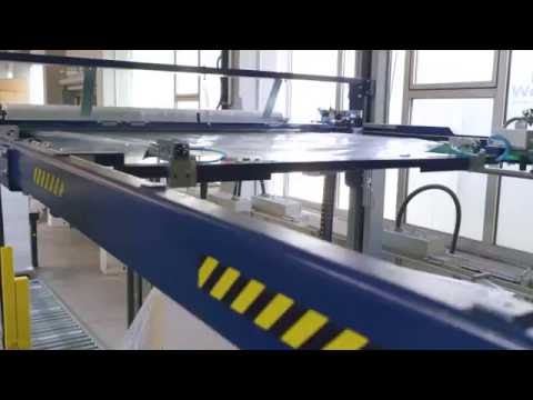PX 3000-R Vollautomatischer Drehteller-Stretchwickler mit Hubstation und Deckblattaufleger