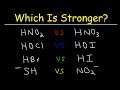 Acid and Base Strength Concepts