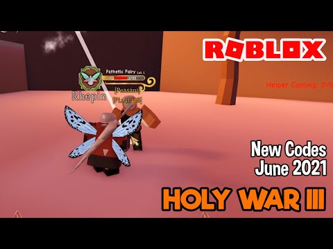 Codes For Holy Wars 3 07 2021 - sds holy war roblox