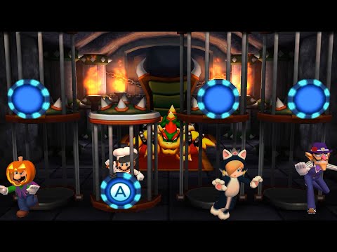 Luigi vs Mario vs Rosalina vs Waluigi Mario Party The Top 100 Minigames Battle
