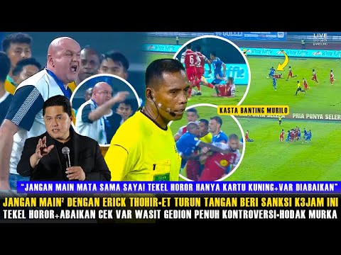 🔵M4MPUS LOE WASIT! PSSI TURUN TANGAN BERI SANKSI SANGAT K3JAM🤬KONTROVERSI WASIT GEDION😱MAF1A BOLA!