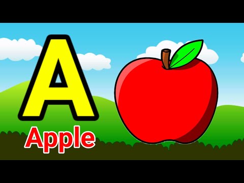 preschool and toddler learning video | phonics sounds | a for apple b for ball | #toddlers #kids  02