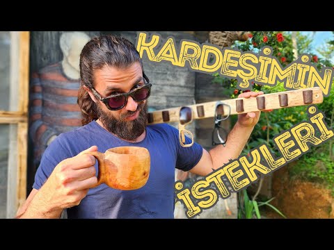 AĞAÇTAN GÖZLÜK VE BARDAK YAPTIM! | 🥳HEDİYE ETTİM🥳