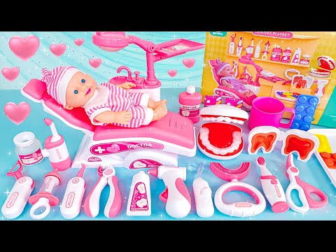 60 Minutes Satisfying with Unboxing Cute Pink Doctor Playset ASMR | Toys Collection Review