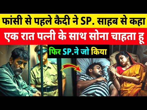 फांसी से पहले कैदी ने SP. साहब से कहा मैं एक रात पत्नी के साथ बिताना चाहता हूं, फिर SP. ने जो किया..