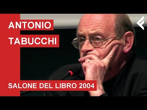 Antonio Tabucchi presenta "Tristano muore"