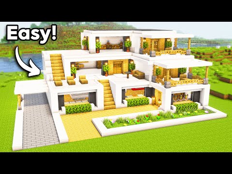 Minecraft: Ultimate Modern House Tutorial🏠