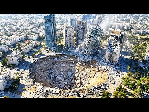 Hancurkan Separuh Israel‼️Rudal Sejjil Jatuh Di Kota Tel aviv Israel