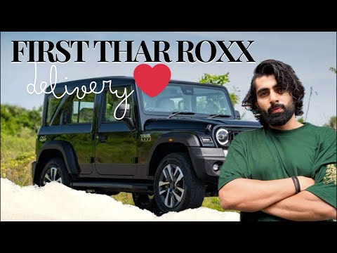 Thar Roxx First Delivery | Customer Honest Review | Mridul Madhok