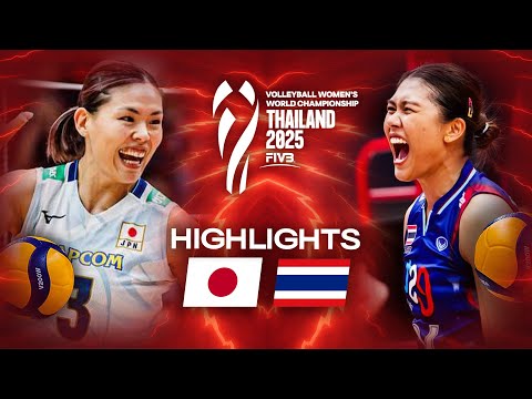 Japan 🇯🇵 vs. Thailand 🇹🇭 - Highlights | Women
