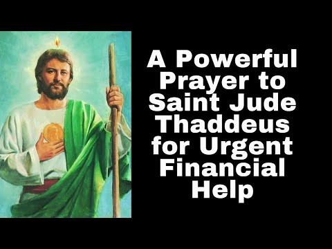 A Powerful Prayer to Saint Jude Thaddeus for Urgent Financial Help