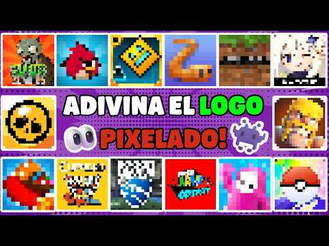 Adivina el Logo del Videojuego en 3 Segundos!! 👀👾🤔 Que tan Gamer eres 🔥? │ TEST LOGOS PIXELADOS!