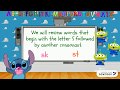 Consonant Blends Identification