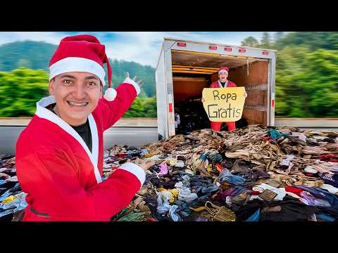 REGALO UNA CAMIONADA de ROPA a las PERSONAS en LA CALLE