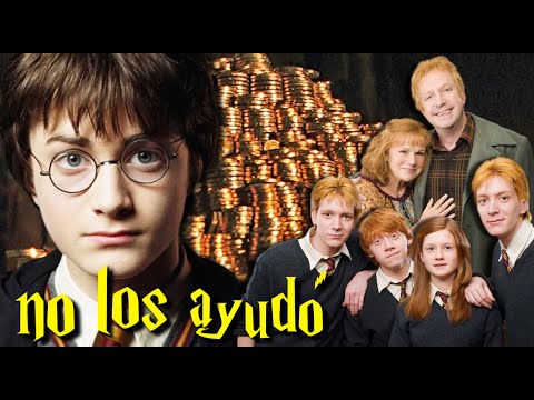 ¿Por qué Harry nunca ayudó económicamente a los Weasley?