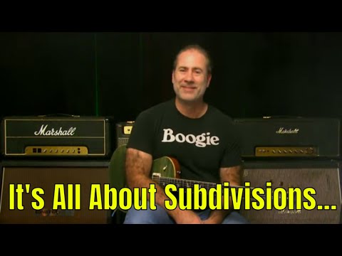 Guitar Lesson - Using Subdivisions For Better Pentatonic Scales And Playing Faster