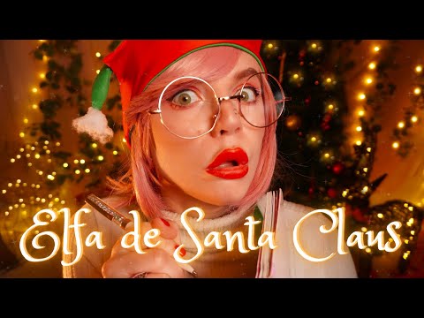 ASMR ELFA ES TU FAN TE ENTREVISTA (ayúdala a salvar la Navidad!) asmr roleplay en español