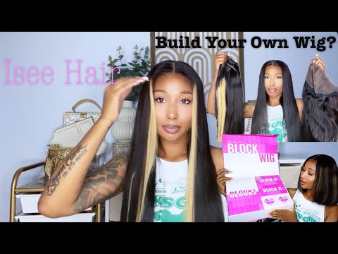 NEW Block Wig! You Can Build Your Own Wig 🙌🏽 Switch It Up In Less Then A Minute! Ft. Isee Hair