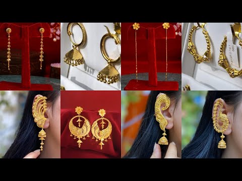 Latest gold earrings designs