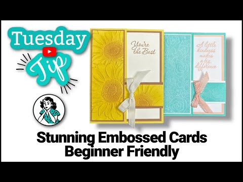 Stunning Embossed Cards With Easy Inking Techniques