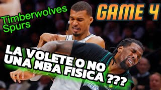 vittoria Twolves 🐺 e gomitata di Wembanyama 🤬 | timberwolves vs spurs (Game 4) 🏀 parliamone