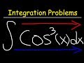 Integration of Cosine Cubed Function