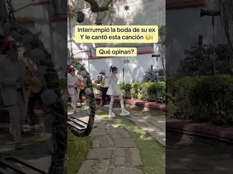 Germaine Valentina canta en la boda de su ex, es viral con Que Vivan Los Novios #musica #noticias