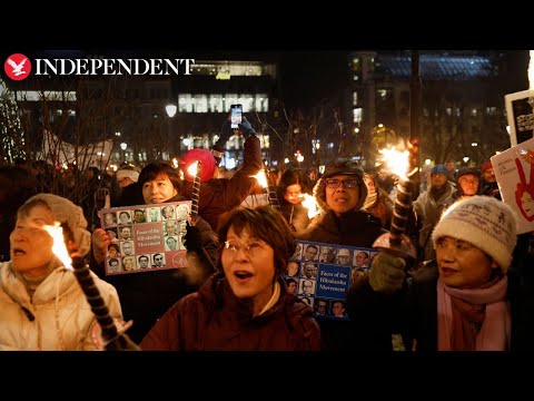 Torchlight procession honours Nagasaki survivors' 2024 Nobel Peace Prize winning organisation