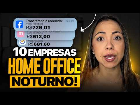 TOP 10 EMPRESAS para TRABALHAR EM CASA meio período em 2025 (100% Home Office!)