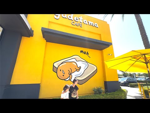 Gudetama Cafe Review! | Buena Park, CA