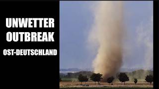 UNWETTER - AUSBRUCH in OST-DEUTSCHLAND am 17. Juli 2026