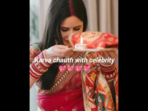 karva chauth with celebrity 🌙 ll karva chauth special #@the_theme_official