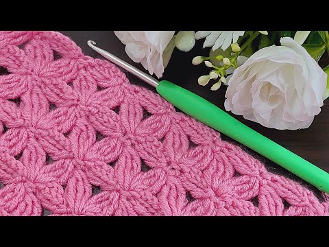 🌺A wonderful crochet full of daisy shapes 🌺 an elegant crochet that emerges with easy movements🧶