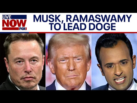 Trump appoints Musk, Ramaswamy to lead Department of Government Efficiency (DOGE) | LiveNOW from FOX