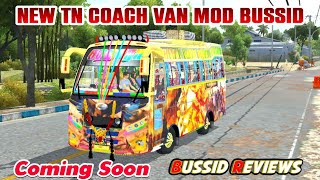 🎀🤩TN COACH VAN MOD COMING SOON BUSSID🔥UPCOMING MODS BUSSID💯
