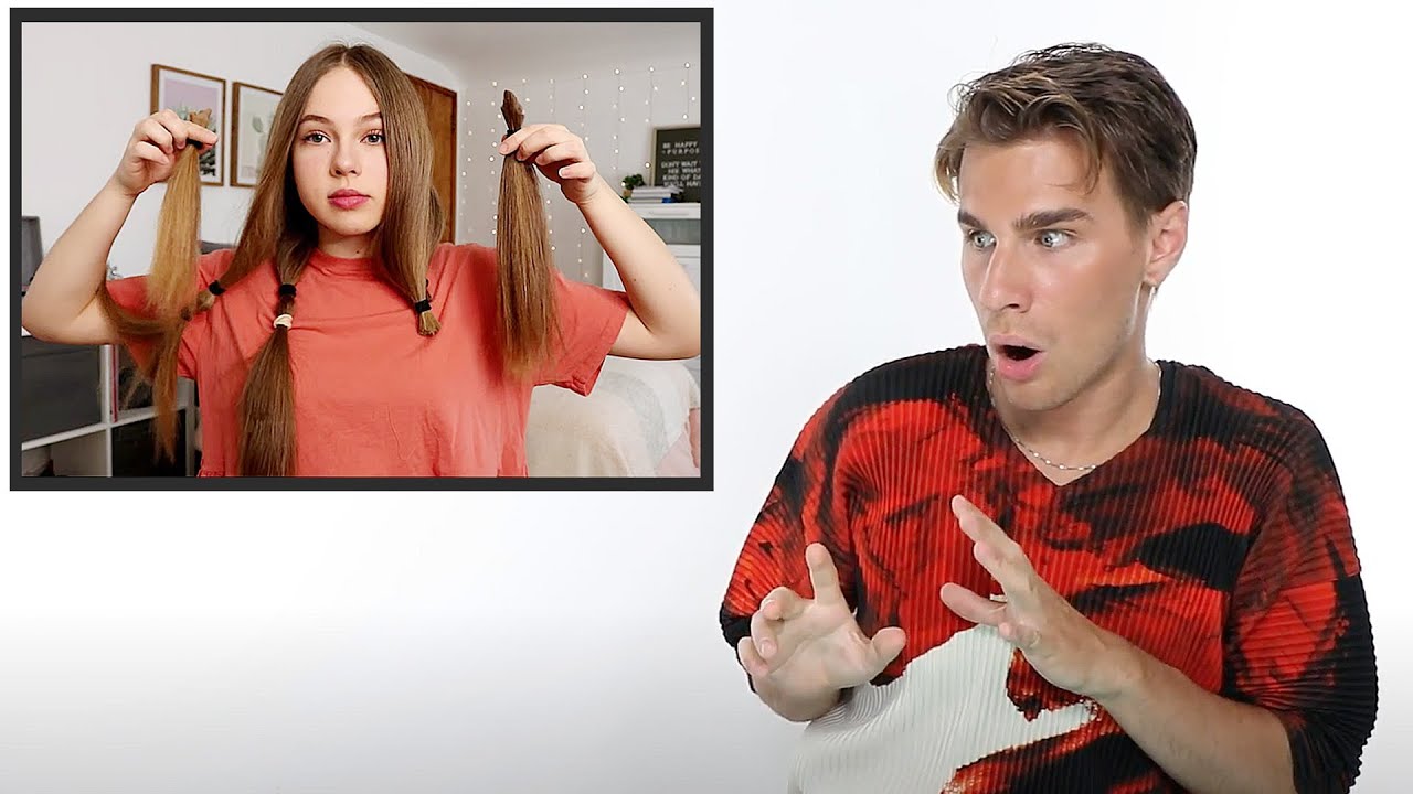 Hairdresser reacts to impulsive & drastic haircuts