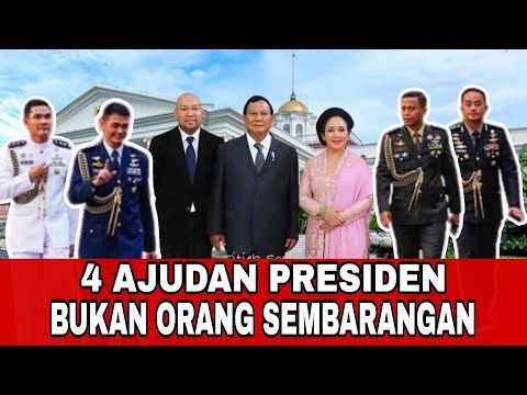 RELA MATI DEMI MELINDUNGI PRESIDEN! 4 Ajudan Baru Perisai Hidup Prabowo Dari TNI Dan Polri