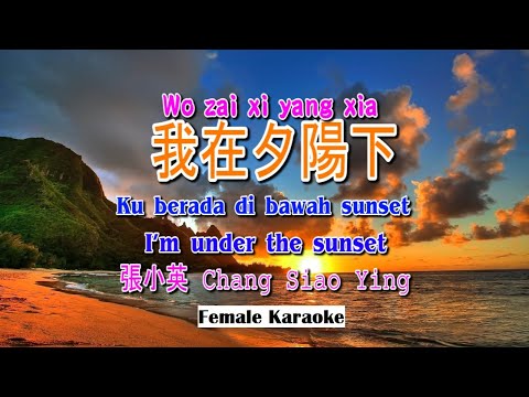 我在夕陽下 – Wo zai xi yang xia – Female – Karaoke – Terjemahan – Pinyin – Lyrics – Lirik