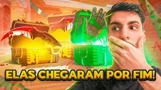 AS FAMOSAS FACAS E LUVAS POR FIM APARECERAM PARA MIM NESSAS CAIXAS