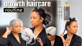 Let's Talk! Growing My EDGES Back + New 4C Hair Routine