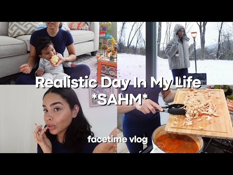 FACETIME VLOG | realistic day in my life, cook with me, SAHM life, juicing + lots of chit chats