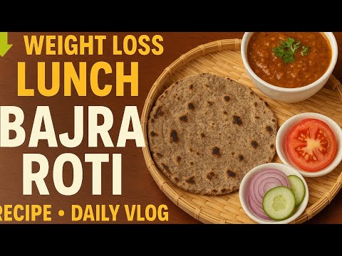 Bajra Roti recipe #weightlossjourney #indiandailyvlogchannel #raatke1bajekiyakhanapackdailyvlog