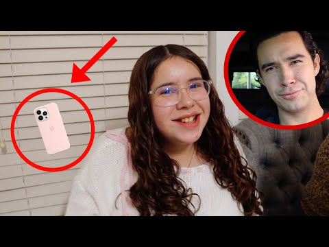 We bought my sister her first phone!