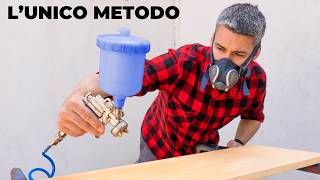 Come verniciare il legno a spruzzo in modo professionale - Falegnameria