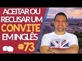 Expressões e Respostas em Inglês