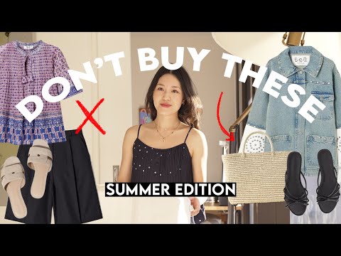 CLOTHING I ALWAYS REGRET PURCHASING (For Summer)