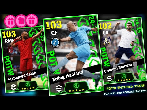 Upcoming Thursday New Potw Encored Stars Pack In eFootball 2025 Mobile | Players & Boosted Ratings