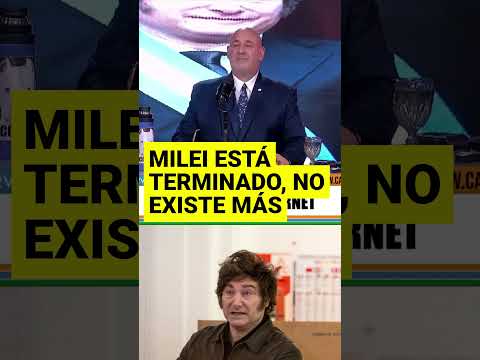 MILEI ESTÁ TERMINADO, NO EXISTE MÁS #santiagocuneo #cuneo #milei #argentina #javiermilei #peronismo